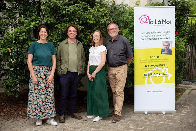 Portrait de groupe de la franchise sociale Toit à Moi Nord de France