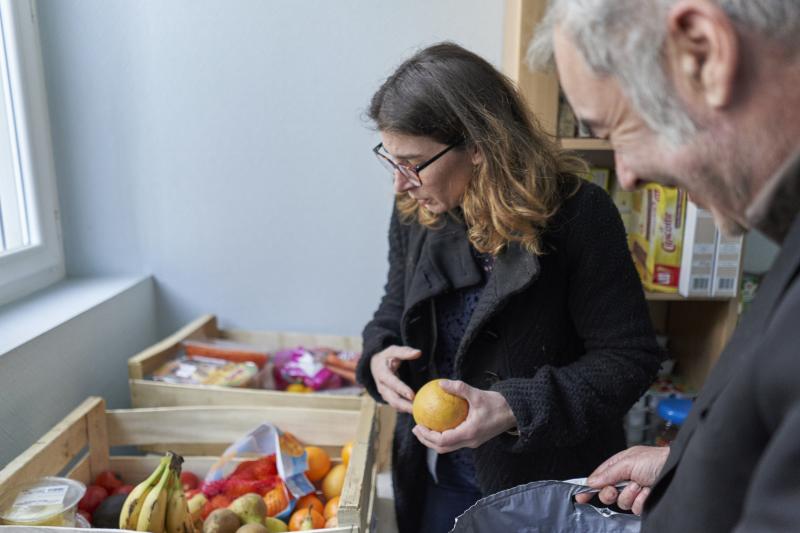 Distribution alimentaire à l'épicerie