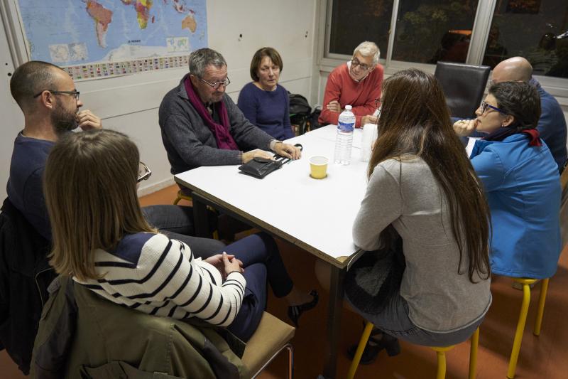 Séance d'analyse des pratiques en équipe