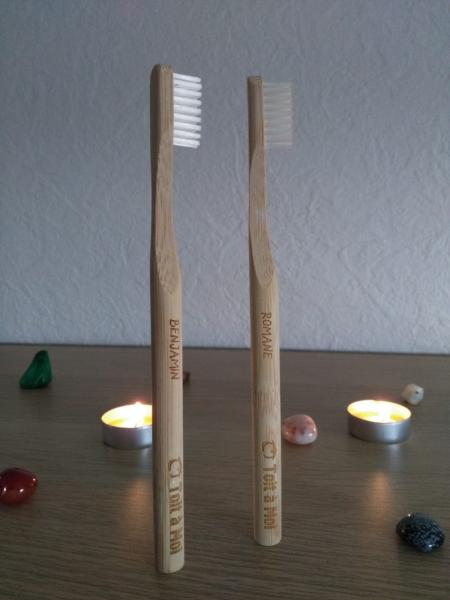 Brosses à dents personnalisées "J'aime mes dents"
