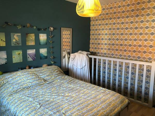 La chambre d'un logement tremplin lillois La chambre d'un logement tremplin lillois