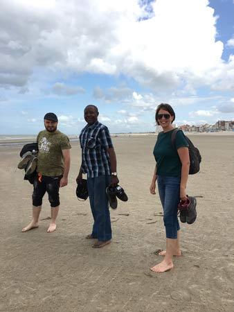 Sortie à la mer avec Gaëlle, Gilbert et Johann