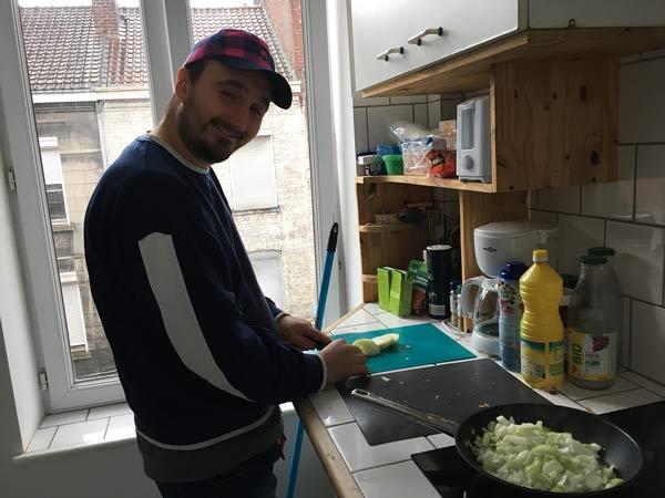 Cours de cuisine avec Johann